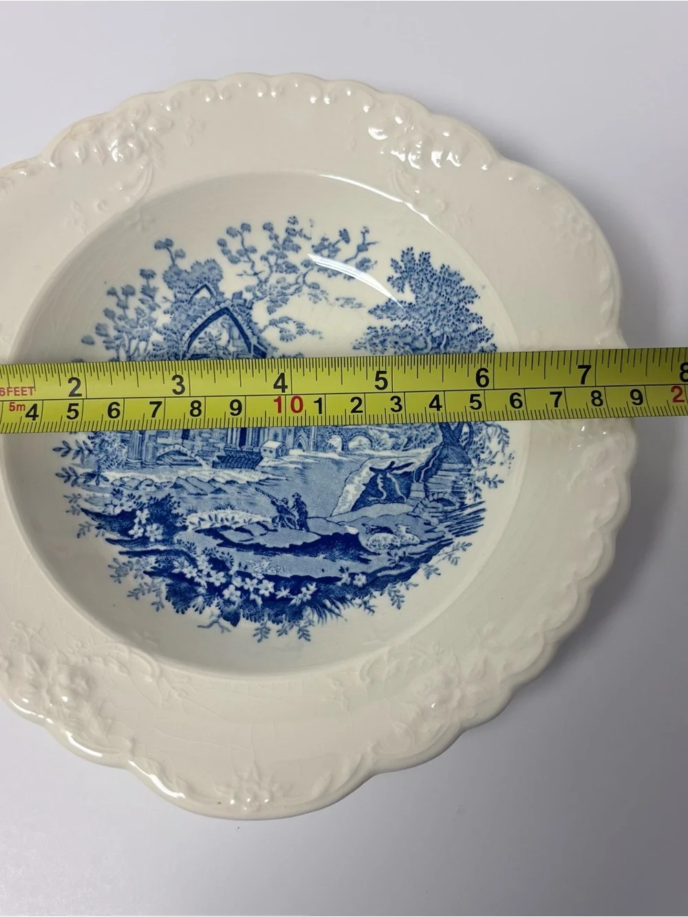 Vintage English Abbey 3 Piece Transferware Set